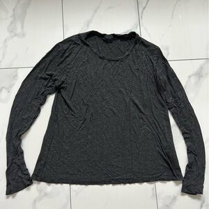 AllSaints sparkle black tee